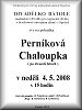 Pernkov chaloupka- plakt