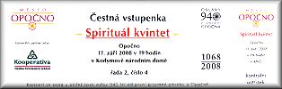 Spiritul kvintet - estn vstupenka