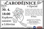 Čarodějnice v Opočně - plakát