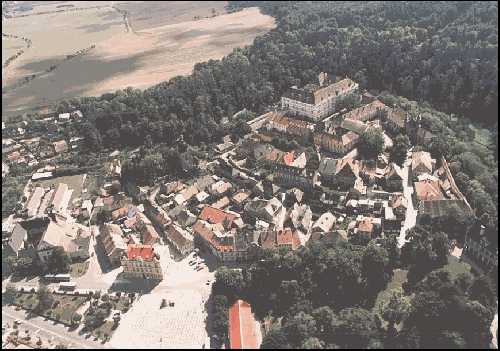 Opočno aerial view