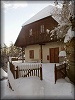 Old vicarage in winter