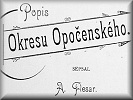 Antonín Flesar-Popis Okres Opočno 