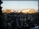 Castle - panorama in winter