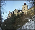 Castle villa in winter