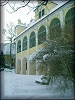 Castle villa in winter