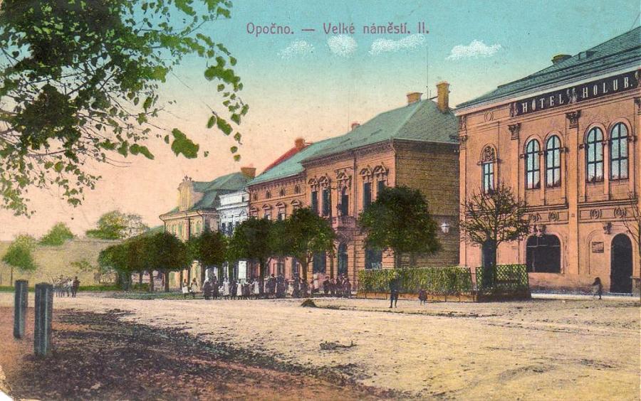 Opo�no, n�m�st� severoz�pad 1911-2008