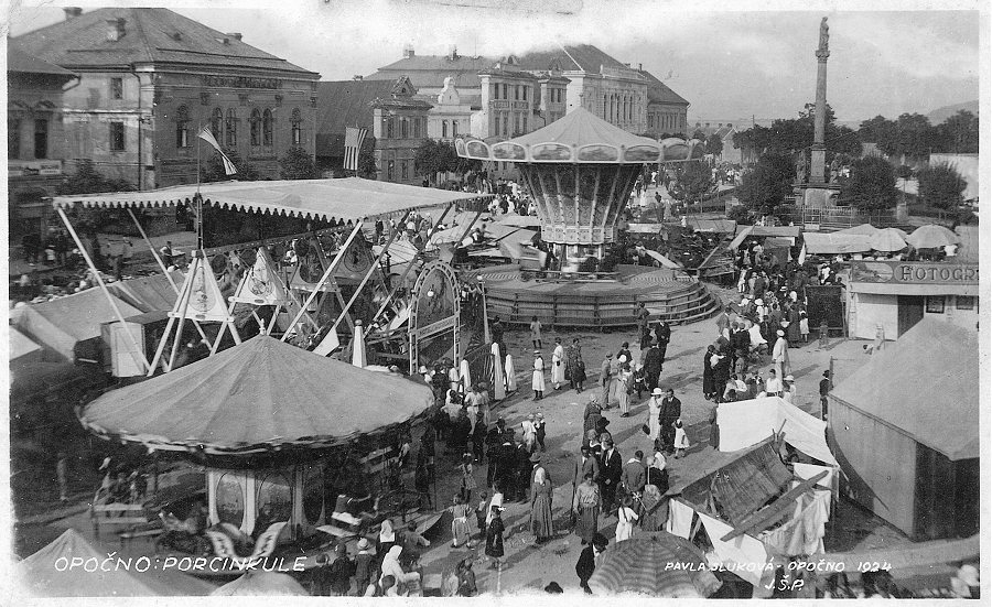 Opo�no, Kupkovo n�m�st�, Porcinkule 1924-2007
