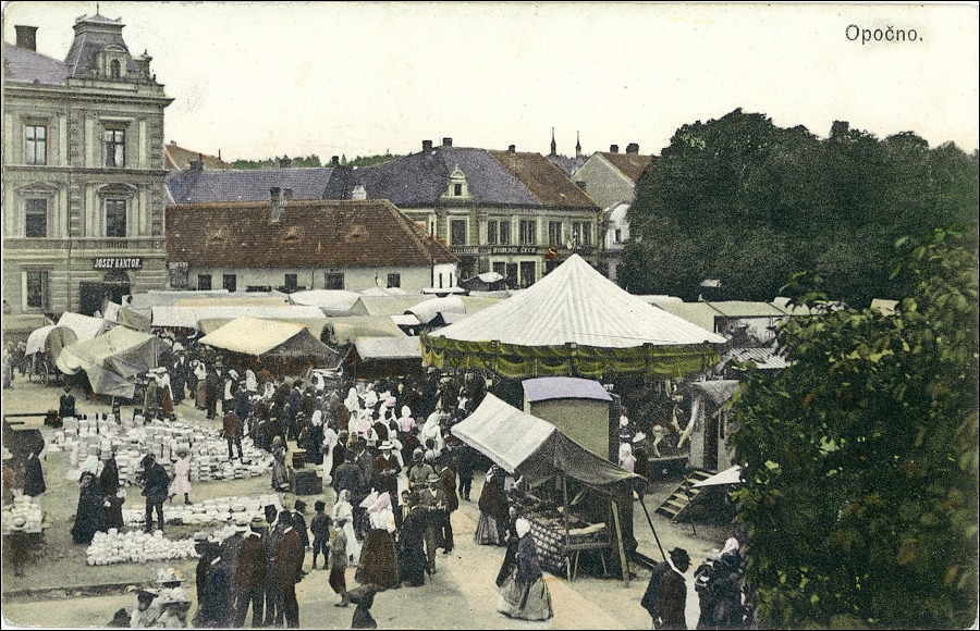 Opo�no, big square 1911-2006